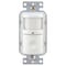 Hubbell Wiring Device-Kellems Wall Mount Sensor, Occupancy, Vacancy, Hard Wired, White, 1,200 sq ft, Fluorescent, LED WS2000W - alternate 2