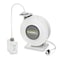 Hubbell Wiring Device-Kellems Cord Reel With Hand Lamp, Spring Retracted, Hospital Grade NEMA 5-20R, 12 AWG, White Reel Color HBLIWC45123R220HG - alternate 2
