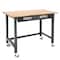 Seville Classics Wood Top Workbench, Satin WEB484 - alternate 1