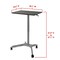 Seville Classics Sit Stand Mobile Adjustable Lapt WEB664 - alternate 2