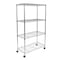 Seville Classics Steel Wire Shelf, 4 Tier, 4 Casters WEB674 - alternate 1
