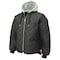 Tough Duck Hooded Duck Bomber Jacket, Black, XL WJ301 - alternate 1