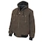 Tough Duck Hooded Duck Bomber Jacket, Dkbr, S WJ301 - alternate 1