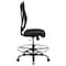 Flash Furniture Drafting Chair Mesh Draft Chair, 400 lb., Black, 20" to 26" Height, Mesh, Black WL-5029SYG-D-GG - alternate 3