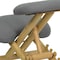 Flash Furniture Mobile Wood Kneeler Chair, Gray WL-SB-101-GG - alternate 10