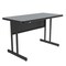 Correll Rectangle Computer or Training Desk Height Work Station, 24" W, 48" L, 29" H, Gray Granite WS2448-15 - alternate 2