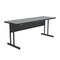 Correll Rectangle Computer or Training Desk Height Work Station, 24" W, 60" L, 29" H, Gray Granite WS2460-15 - alternate 2