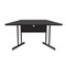 Correll Trapezoid Computer or Training Desk Height Work Station, High Pressure Laminate Top, Black Granite WS3060TR-07 - alternate 2