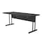 Correll Rectangle Computer or Training Desk Height Work Station, 30" W, 60" L, 29" H, Black Granite WS3060-07 - alternate 4