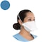 Altor Safety Surgical Respirator, N95, Flat-Fold, Dual Non-Adj. Headstraps, Molded Nose Clip, Universal, PK 50 62220 - alternate 2