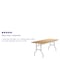 Flash Furniture Rectangle Folding Table, Wood Top, Wood Grain XA-3072-BIRCH-M-GG - alternate 3