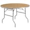 Flash Furniture Round Folding Table, Wood Top, Wood Grain XA-48-BIRCH-M-GG - alternate 3