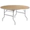 Flash Furniture Round Folding Table, Wood Top, Wood Grain XA-60-BIRCH-M-GG - alternate 3