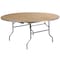 Flash Furniture Round Folding Table, 66" W, 66" L, 30" H, Wood Top, Wood Grain XA-66-BIRCH-M-GG - alternate 3