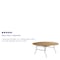 Flash Furniture Round Folding Table, Birchwood, Steel Top, Natural XA-72-BIRCH-M-GG - alternate 4