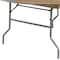 Flash Furniture Round Folding Table, Birchwood, Steel Top, Natural XA-72-BIRCH-M-GG - alternate 7
