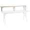 Flash Furniture Rectangle Bar Top Riser, 72"X12"X12", Wood Top, Wood Grain XA-72-RS-GG - alternate 4