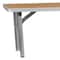 Flash Furniture Rectangle Bar Top Riser, 72"X12"X12", Wood Top, Wood Grain XA-72-RS-GG - alternate 9