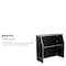 Flash Furniture Foldable Bar, 4ft., Black, 47.75" W, 19.5" L, 42.75" H, Laminate Top, Black XA-BAR-48-BK-GG - alternate 3