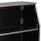 Flash Furniture Foldable Bar, 4ft., Black, 47.75" W, 19.5" L, 42.75" H, Laminate Top, Black XA-BAR-48-BK-GG - alternate 8