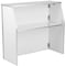 Flash Furniture Foldable Bar, 4ft., White, 47.75" W, 19.5" L, 42.75" H, Laminate Top, White XA-BAR-48-WH-GG - alternate 4