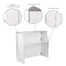 Flash Furniture Foldable Bar, 4ft., White, 47.75" W, 19.5" L, 42.75" H, Laminate Top, White XA-BAR-48-WH-GG - alternate 5