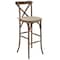 Flash Furniture Barstool, Cushion, Antique, Cross Back XA-X-BAR-GO-BC-GG - alternate 3
