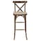 Flash Furniture Barstool, Cushion, Antique, Cross Back XA-X-BAR-GO-BC-GG - alternate 6