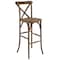 Flash Furniture Barstool, Antique, Cross Back XA-X-BAR-GO-GG - alternate 2