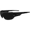 Edge Eyewear Dawson, Safety Glasses, Uncoated, Smoke Lens, Black Frame, Full-Frame XD416 - alternate 2