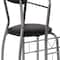 Flash Furniture Oval Bistro Table, Glass Top, Black XM-JM-A0278-1-2-BK-GG - alternate 7
