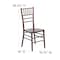 Flash Furniture Hercules Chiavari Chair, Wood Back, 15-3/4 in W 18" L 36-1/4" H XS-FRUIT-GG - alternate 3