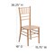 Flash Furniture Hercules Chiavari Chair, Wood Back, 15-3/4 in W 18" L 36-1/4" H XS-NATURAL-GG - alternate 6