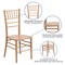 Flash Furniture Hercules Chiavari Chair, Wood Back, 15-3/4 in W 18" L 36-1/4" H XS-NATURAL-GG - alternate 3