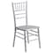 Flash Furniture Hercules Chiavari Chair, Wood Back, 15-3/4 in W 18" L 36-1/4" H XS-SILVER-GG - alternate 4