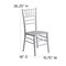 Flash Furniture Hercules Chiavari Chair, Wood Back, 15-3/4 in W 18" L 36-1/4" H XS-SILVER-GG - alternate 8