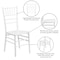 Flash Furniture Hercules Chiavari Chair, White Back, 15-3/4 in W 18" L 36-1/4" H XS-WHITE-GG - alternate 8