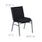 Flash Furniture Stack Chair, Black Seat, Fabric Seat XU-60153-BK-GG - alternate 5