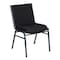 Flash Furniture Stack Chair, Black Seat, Fabric Seat XU-60153-BK-GG - alternate 9