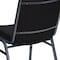 Flash Furniture Stack Chair, Black Seat, Fabric Seat XU-60153-BK-GG - alternate 8