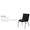 Flash Furniture Heavy Duty Black Vinyl Stack Chair XU-60153-BK-VYL-GG - alternate 5