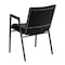Flash Furniture Stack Armchair, Blk Frame Fnsh, Blk Vinyl XU-60154-BK-VYL-GG - alternate 8