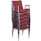 Flash Furniture Fabric Stack Armchair, Burgundy XU-60154-BY-GG - alternate 2