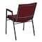 Flash Furniture Fabric Stack Armchair, Burgundy XU-60154-BY-GG - alternate 4
