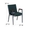 Flash Furniture Fabric Stack Chair w/Arms, Green XU-60154-GN-GG - alternate 6