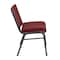 Flash Furniture Fabric Stack Chair, Extra Wide, Burgundy XU-60555-BY-GG - alternate 4