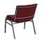 Flash Furniture Fabric Stack Chair, Extra Wide, Burgundy XU-60555-BY-GG - alternate 8