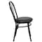 Flash Furniture Hercules Dining Chair, Black Back, 16 in W 20" L 34-1/2" H XU-698B-BLKV-GG - alternate 4