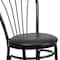 Flash Furniture Hercules Dining Chair, Black Back, 16 in W 20" L 34-1/2" H XU-698B-BLKV-GG - alternate 9