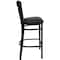 Flash Furniture Restaurant Stool, X Back, Black Seat XU-6F8BXBK-BAR-BLKV-GG - alternate 8